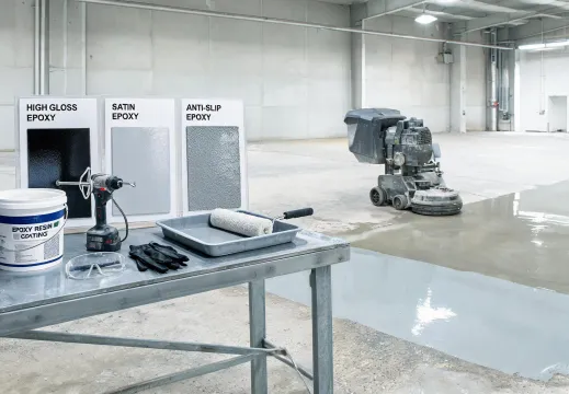 Industrial coating floor project