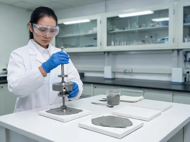 Polymer modified mortar testing