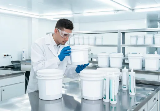 Laboratory polymer grout project